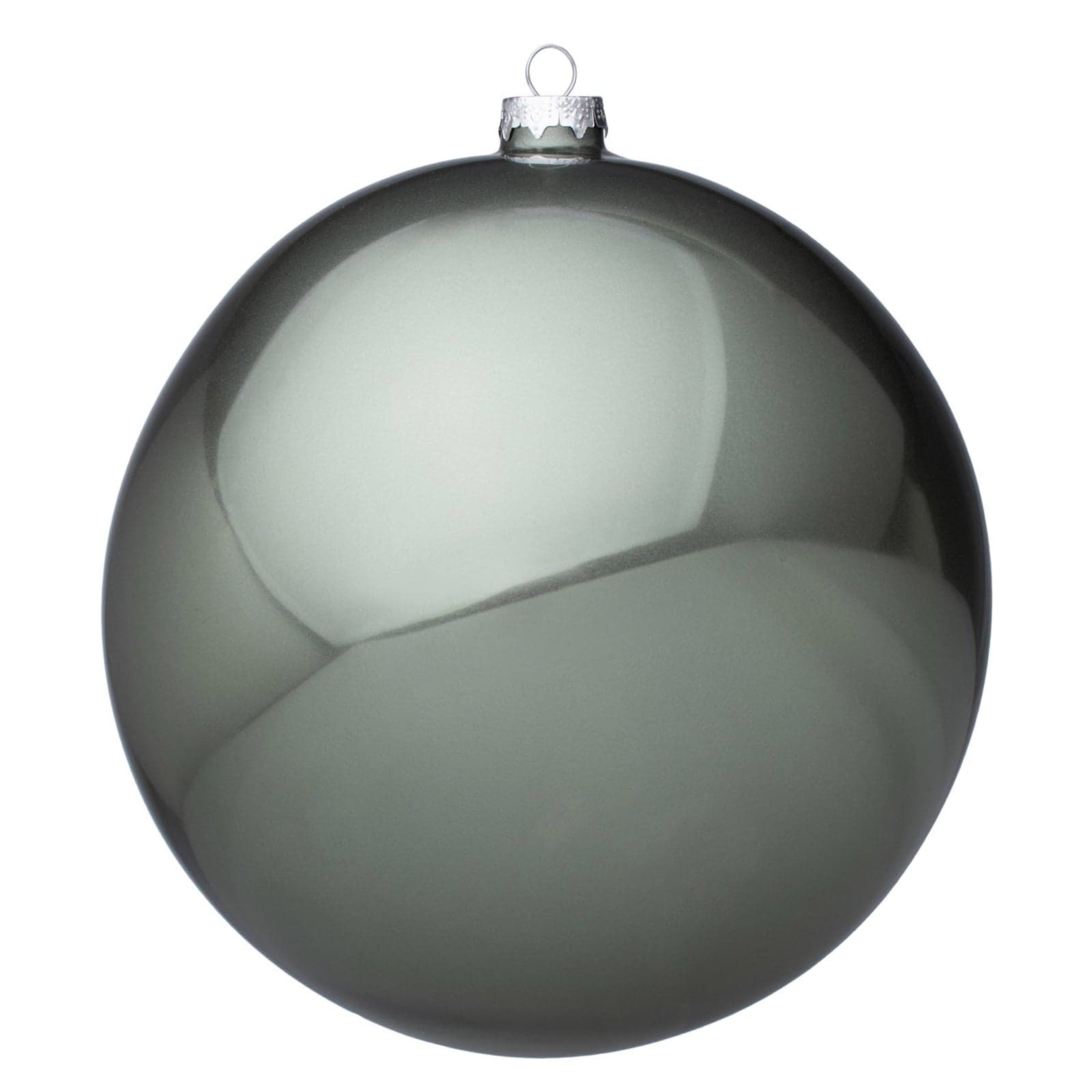 Palline per albero di Natale in vetro decorate color Verde Chiaro Schimmer - 2