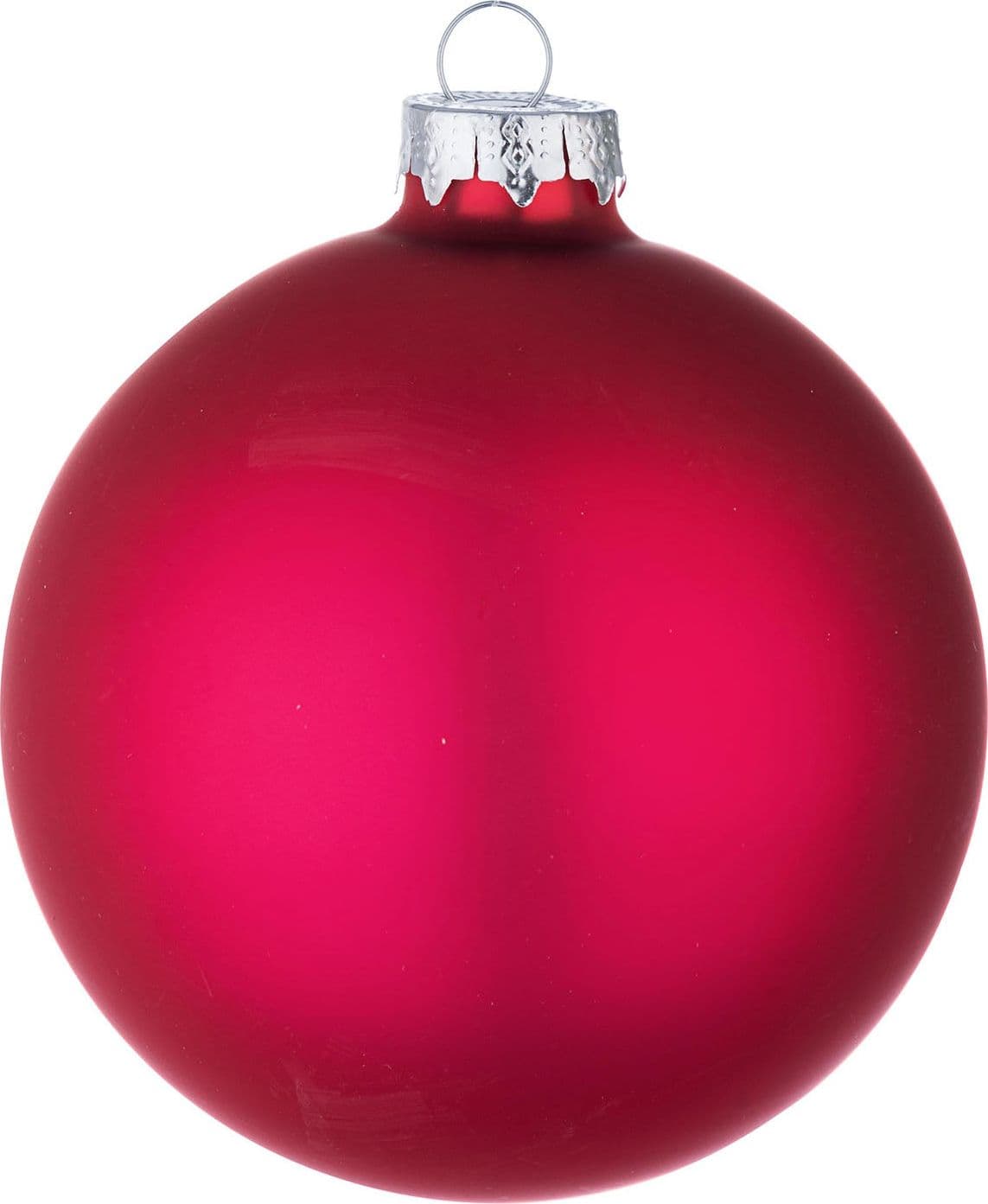 4 palline per albero di natale in vetro Azalea da Ø 10 cm pendaglio Tinta Unita - 2