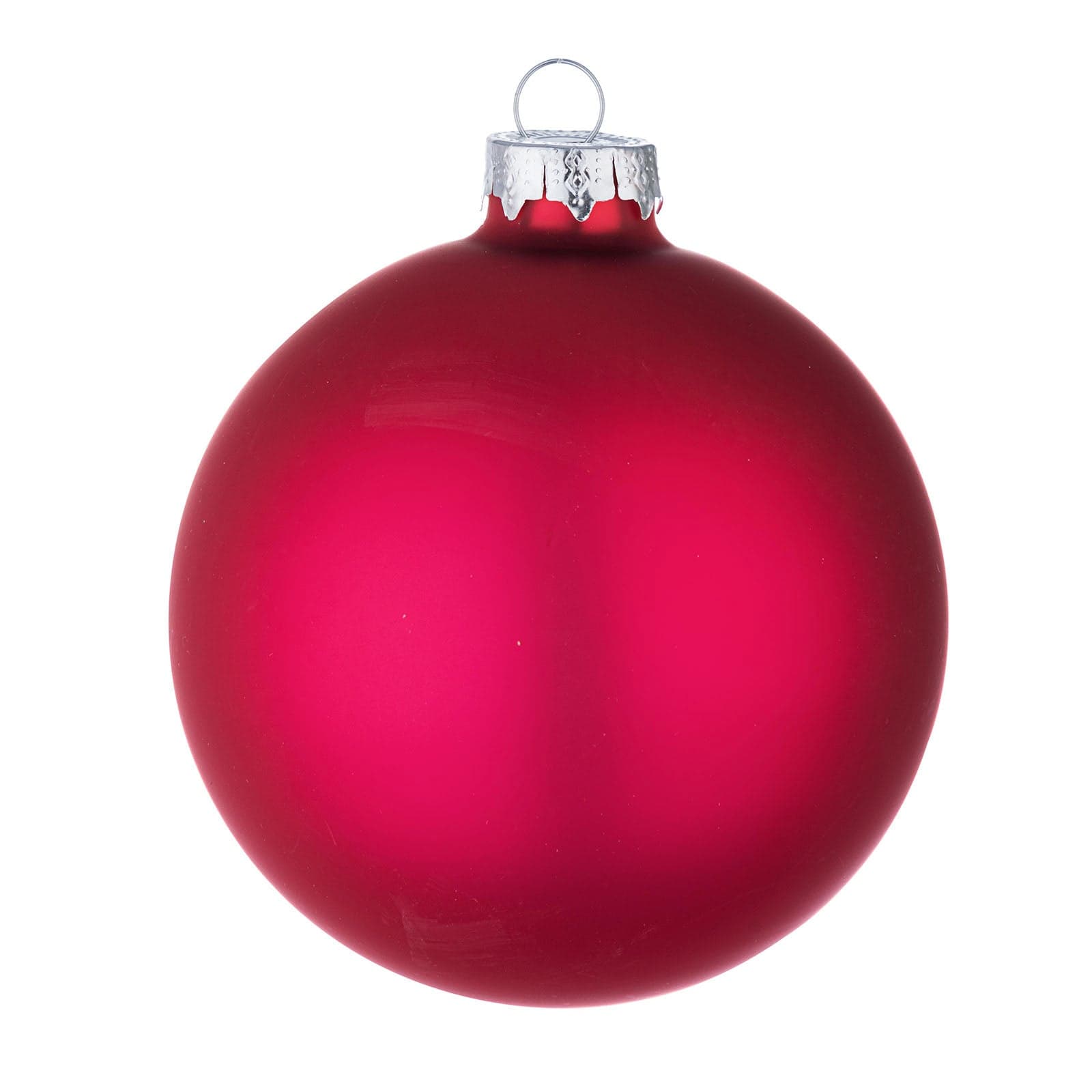 4 palline per albero di natale in vetro Azalea da Ø 10 cm pendaglio Tinta Unita - 2