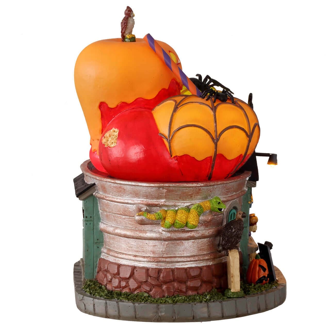 Decorazione "Il cattivo negozio di mele" per Villaggio di Natale e presepe, in Resina da h 13,7 cm - 2
