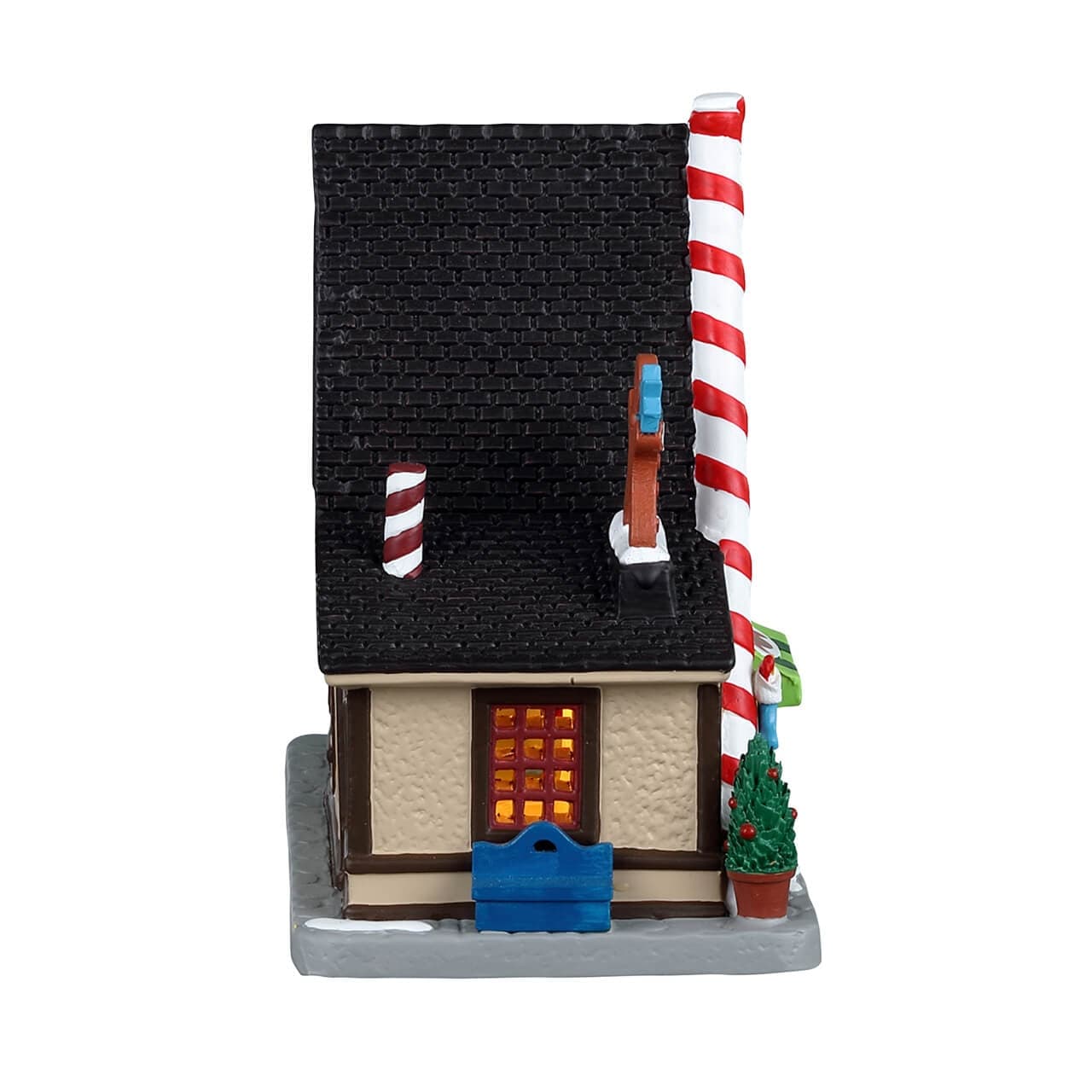 Decorazione "La dolce baracca" per Villaggio di Natale e presepe, in Porcellana da h 10,3 cm - 3
