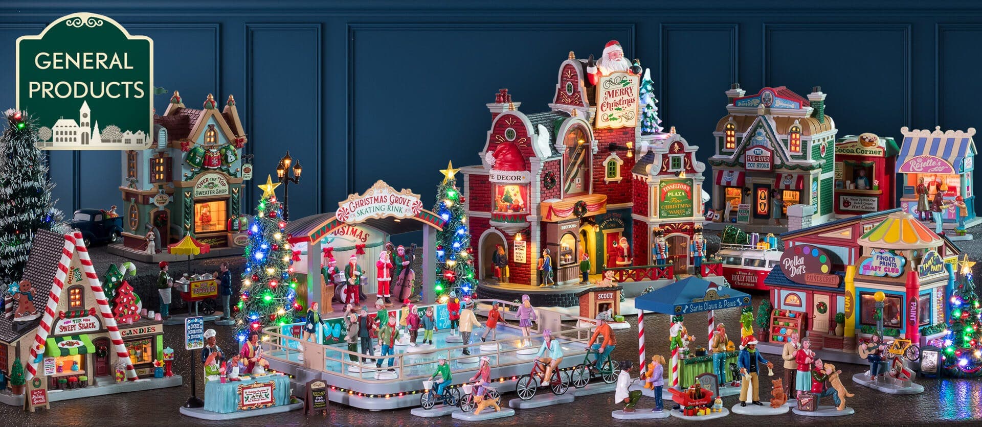 Decorazione "Scena della Natività" per Villaggio di Natale e presepe, in Resina da h 12 cm - 4