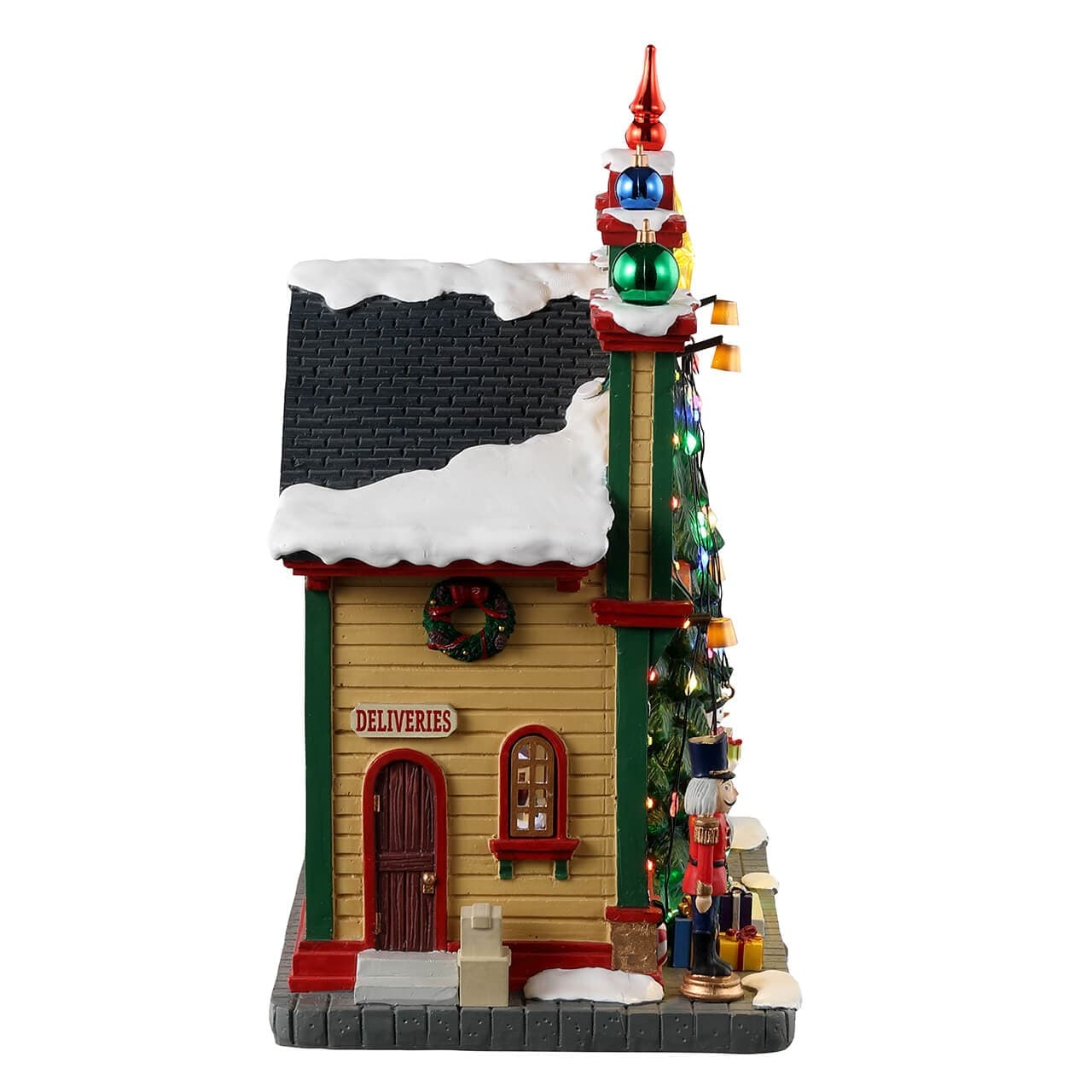 Decorazione "Boutique di Natale di Cranberry Hill" per Villaggio di Natale e presepe, in Resina da h 12,5 cm - 2