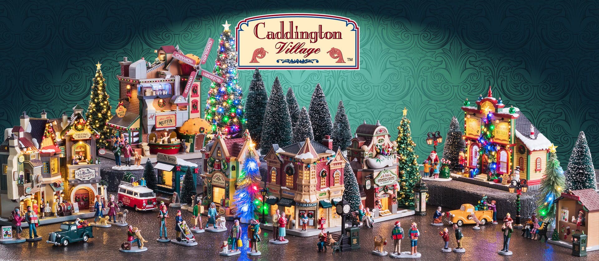 Decorazione "Polka Dot's Clubhouse" per Villaggio di Natale e presepe, in Porcellana da h 13,7 cm - 4