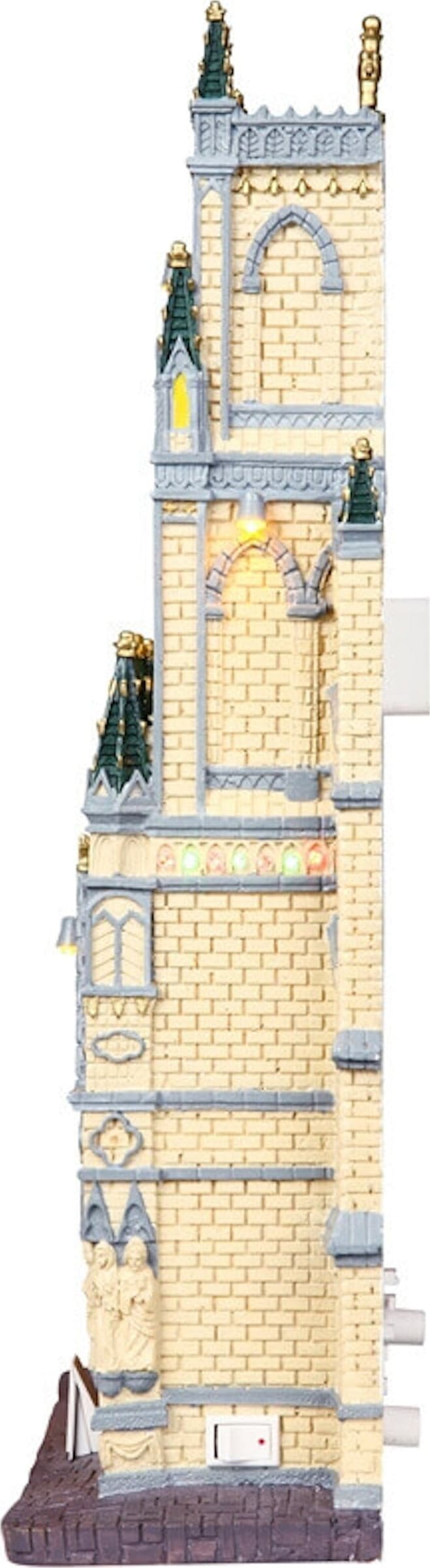 Cattedrale di San Patrizio‎, edificio luminoso per villaggio di Natale in Poliresina‎ - 2