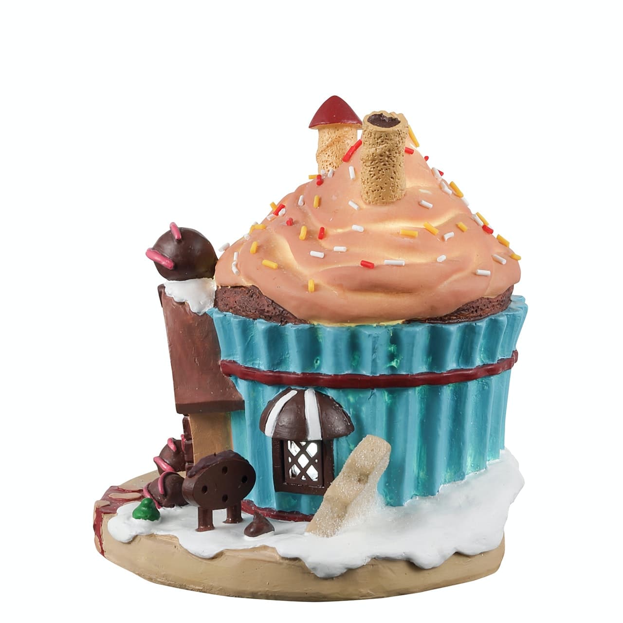 Chalet Cioccolato‎, edificio luminoso per villaggio di Natale in Resina‎ - 2