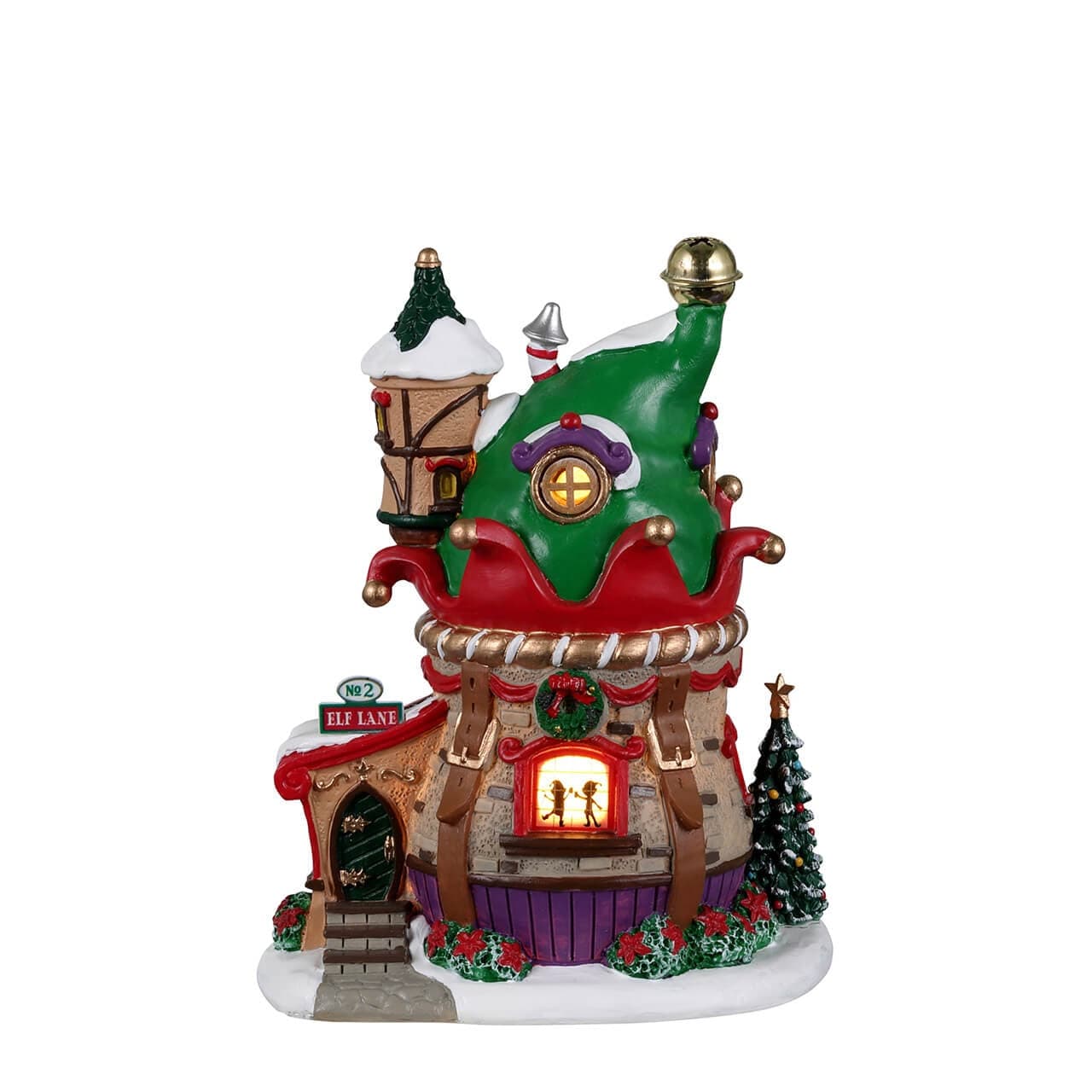 Casa degli elfi N.2, edificio luminoso per villaggio di Natale in Resina - 4