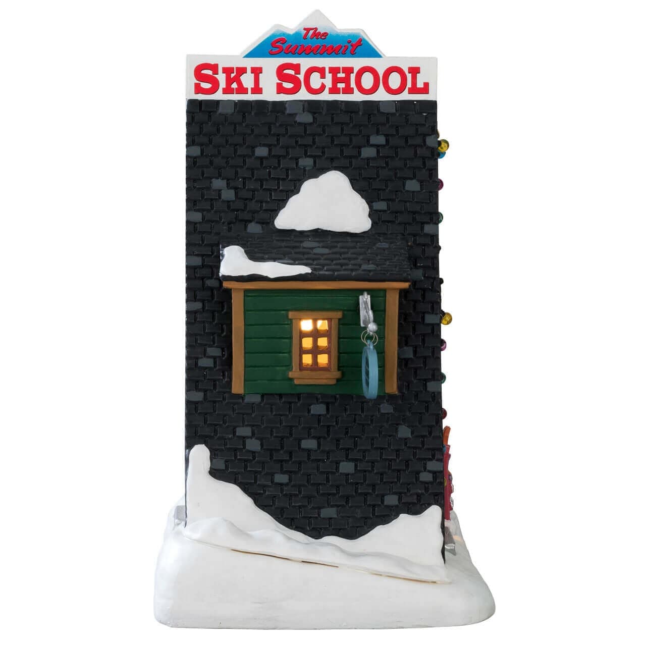 La scuola di sci Summit, edificio luminoso per villaggio di Natale in Porcellana‎ - 2