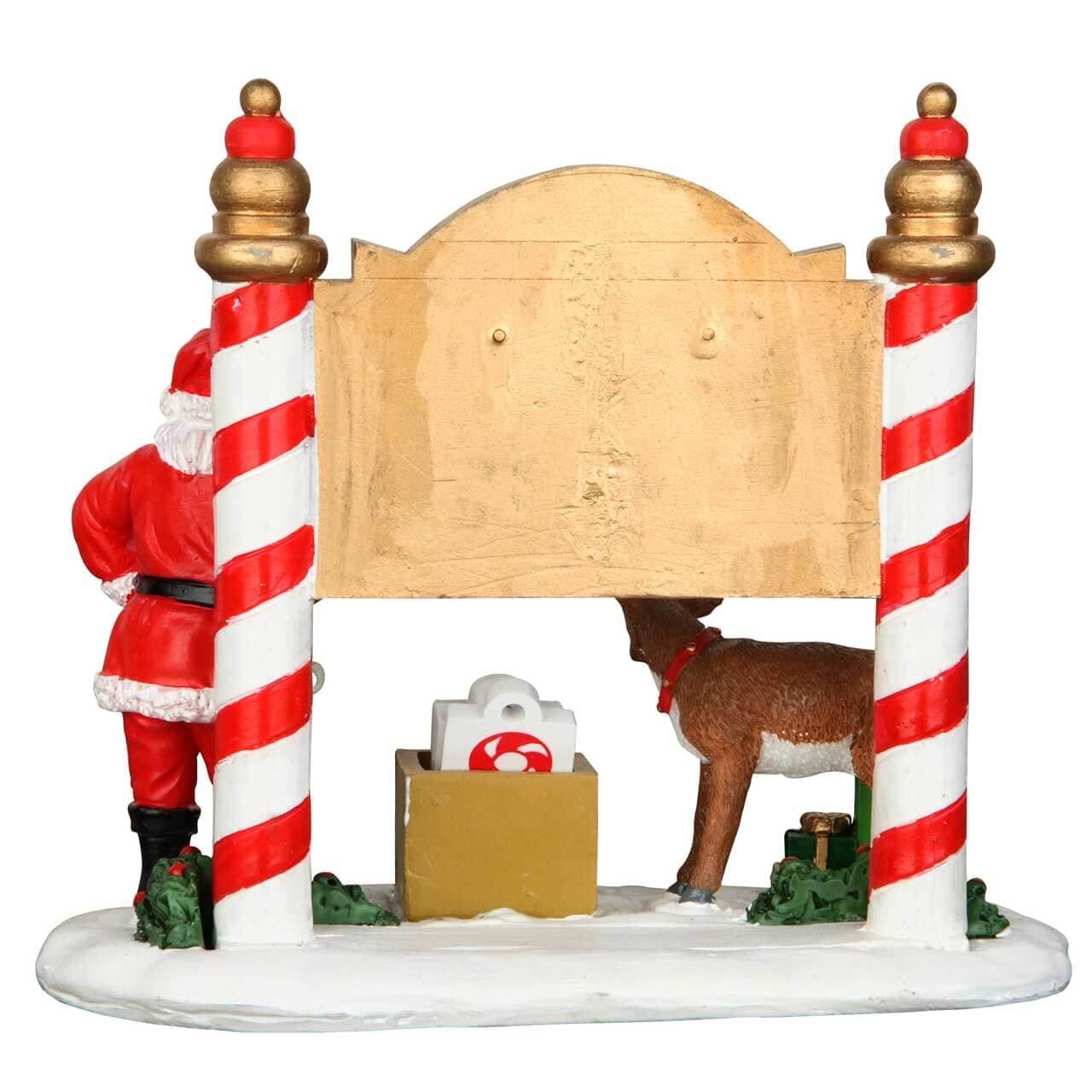 Countdown Natalizio, accessorio per villaggio di Natale in poliresina - 2