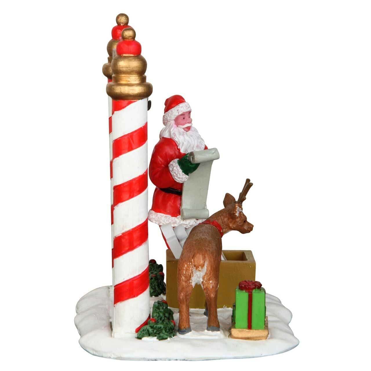Countdown Natalizio, accessorio per villaggio di Natale in poliresina - 3