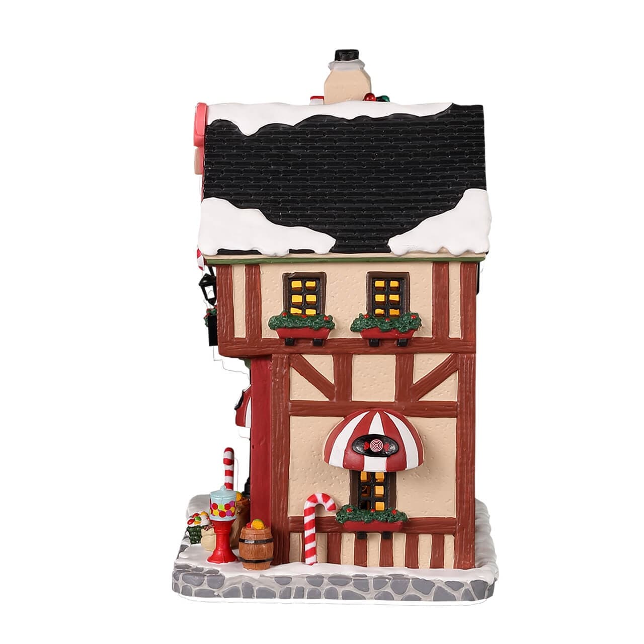 Caramelle Penny di Sugar Plum, edificio luminoso per villaggio di Natale in Porcellana‎ - 2