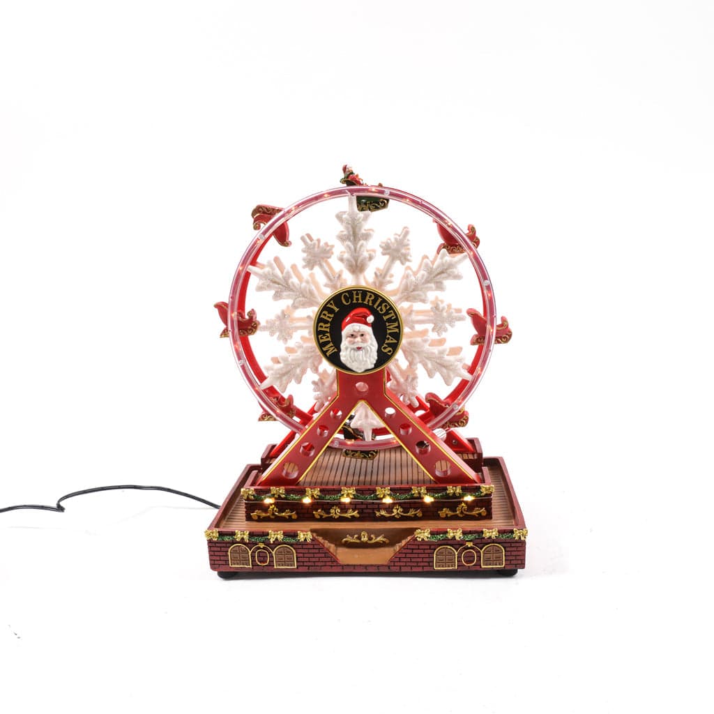 Scena animata a Led Ruota Panoramica con musica, luci e movimento 28 cm - 3