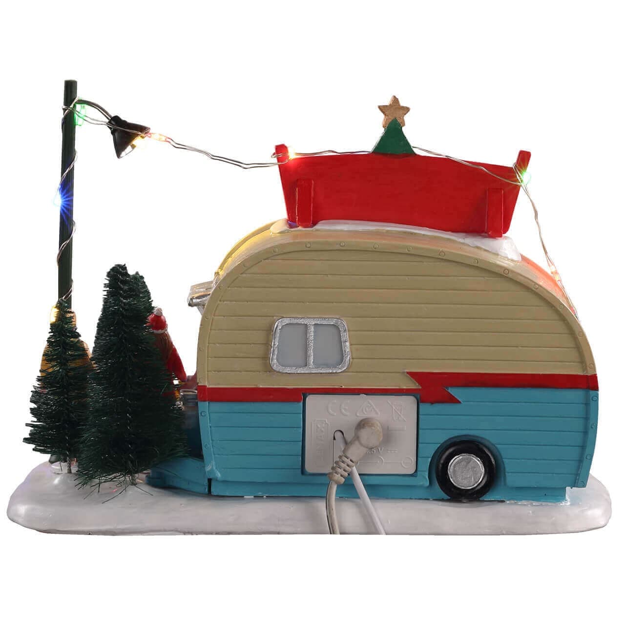 Negozio di alberi di Natale di Ted edificio decorativo per villaggio di Natale con led luminosi - 2