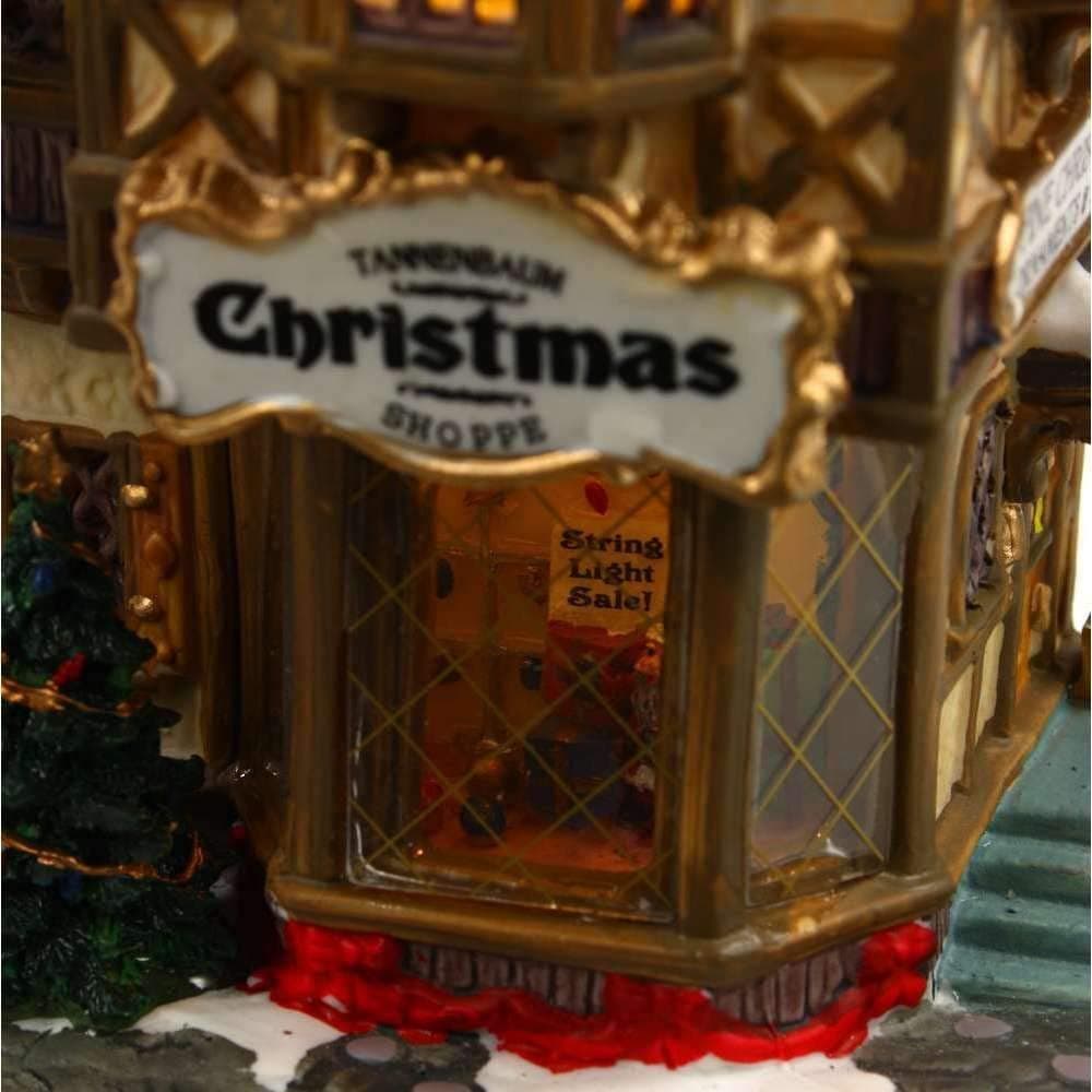 Taberna di Natale con led decorazione per villaggio natalizio illuminata - 5