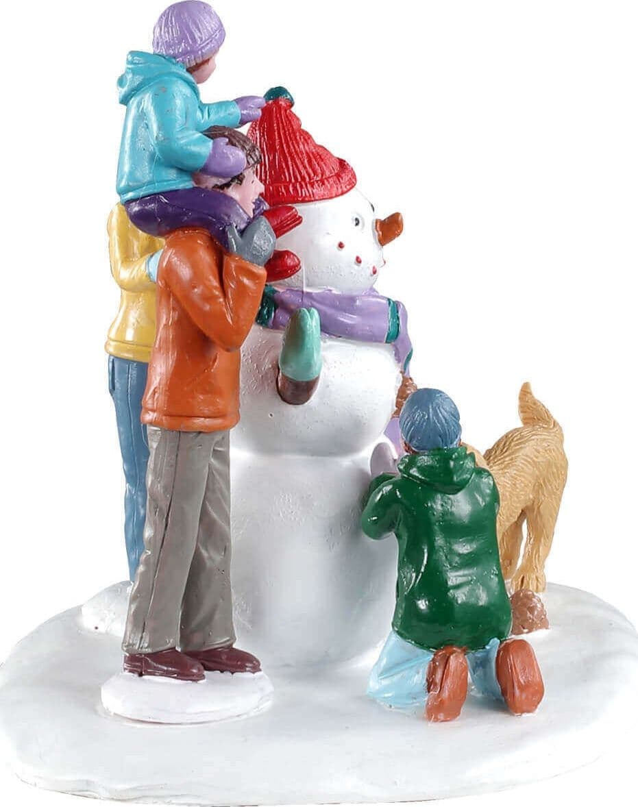 Decorazione "Lavoro di squadra di neve" per Villaggio di Natale e presepe - 2