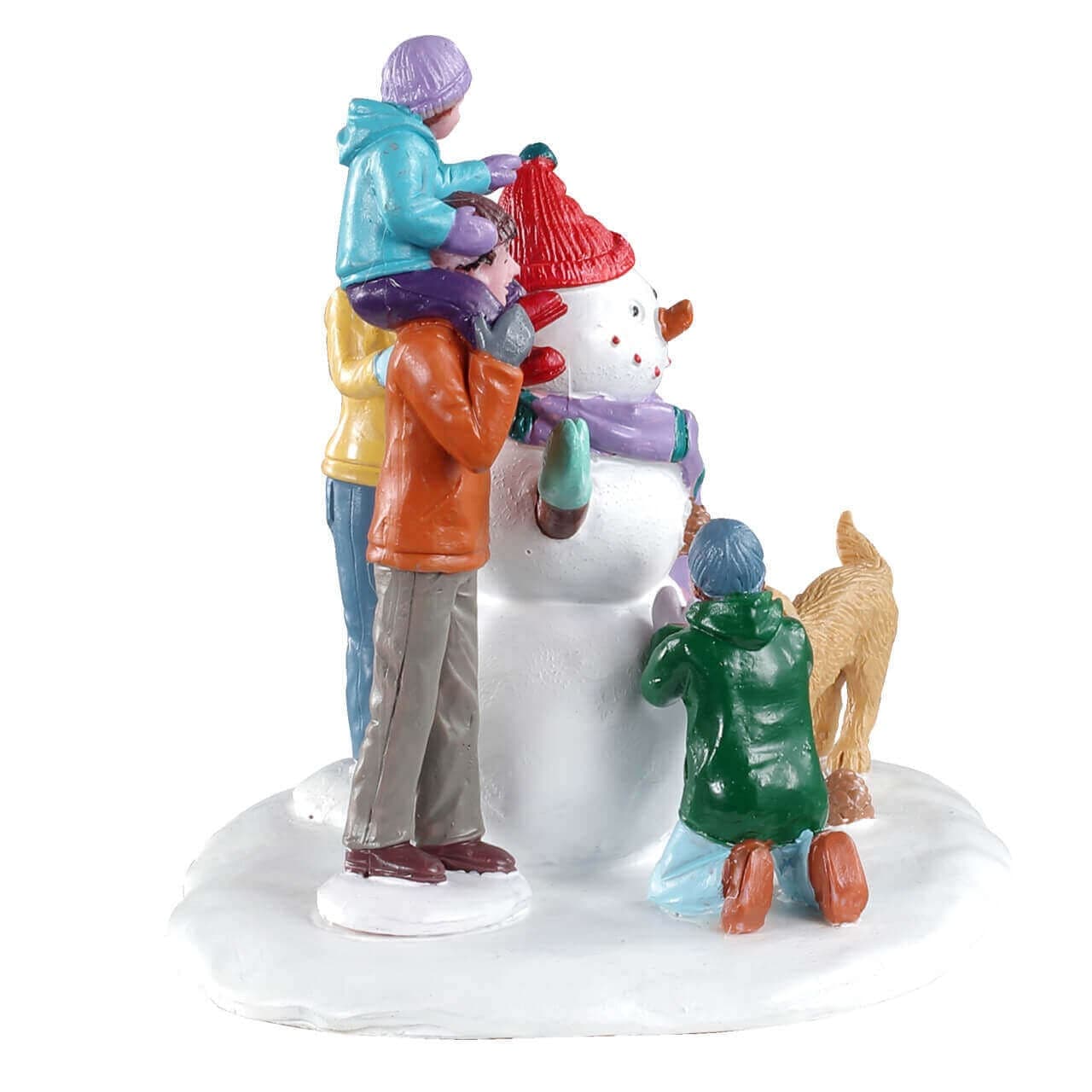 Decorazione "Lavoro di squadra di neve" per Villaggio di Natale e presepe - 2