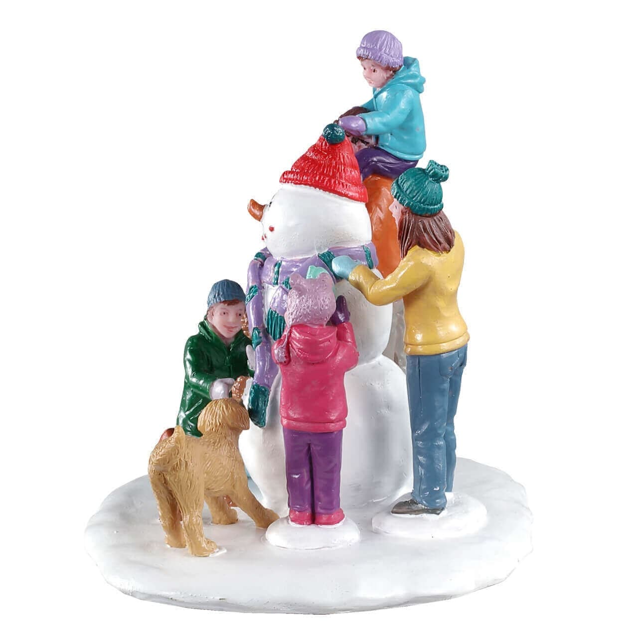 Decorazione "Lavoro di squadra di neve" per Villaggio di Natale e presepe - 3