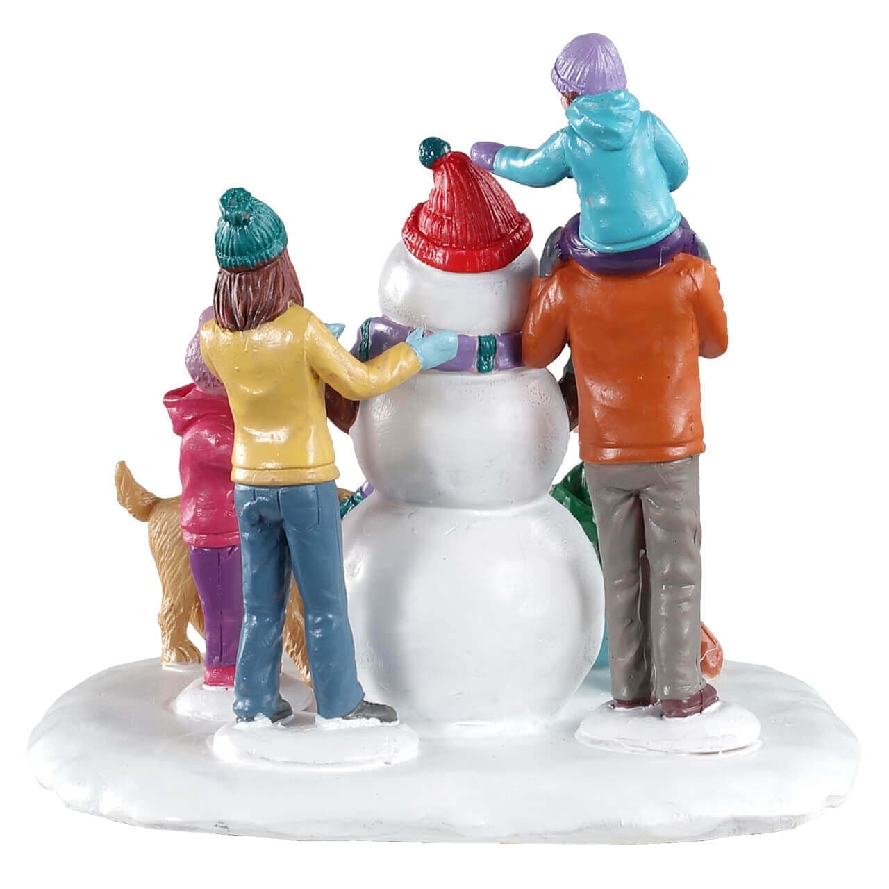 Decorazione "Lavoro di squadra di neve" per Villaggio di Natale e presepe - 4