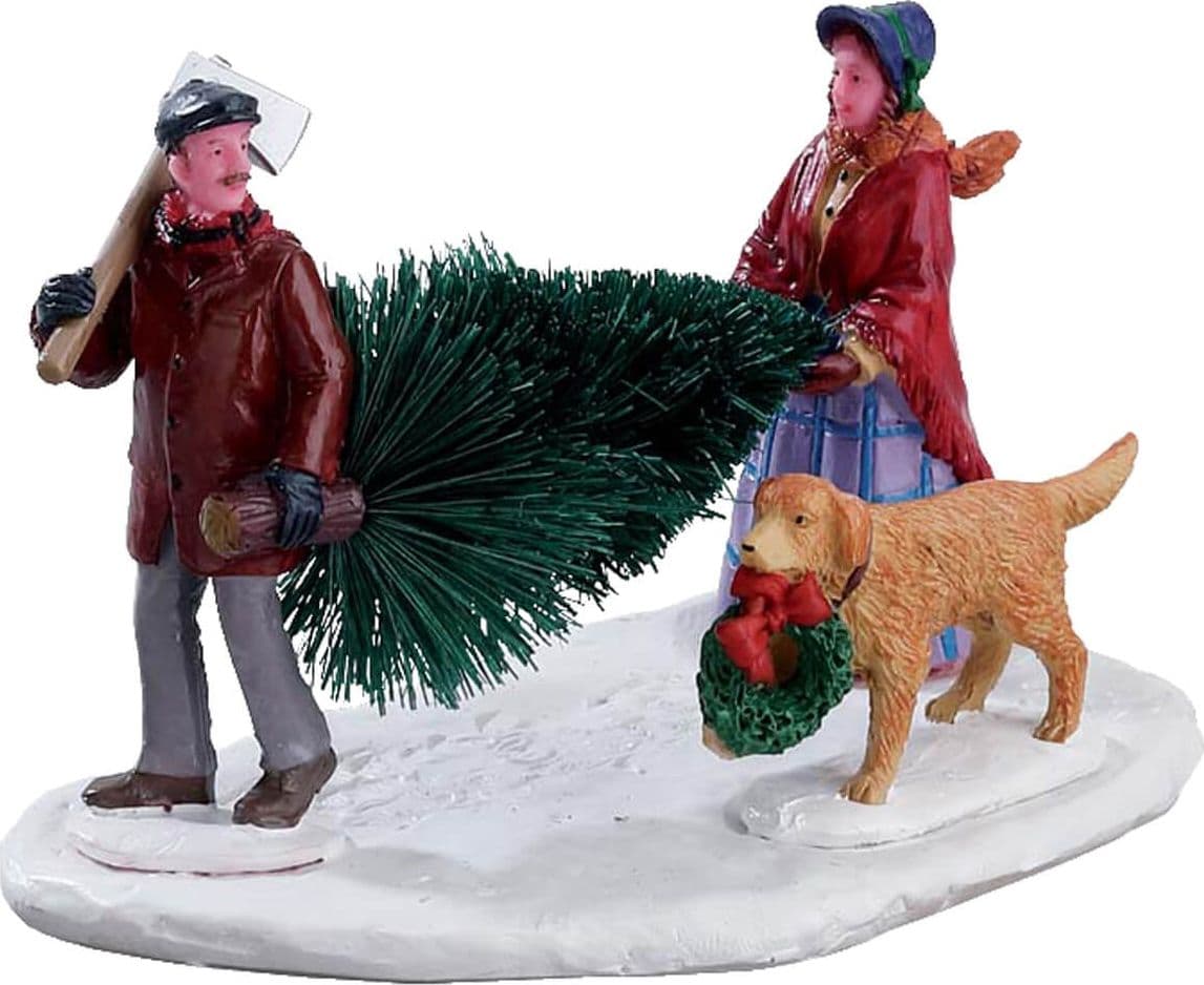 Decorazione "Il nostro primo Natale" per Villaggio di Natale e presepe, in Resina da h 7,5 cm - 3