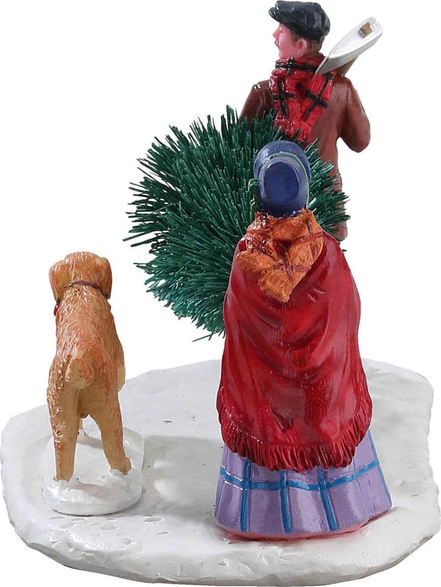Decorazione "Il nostro primo Natale" per Villaggio di Natale e presepe, in Resina da h 7,5 cm - 5