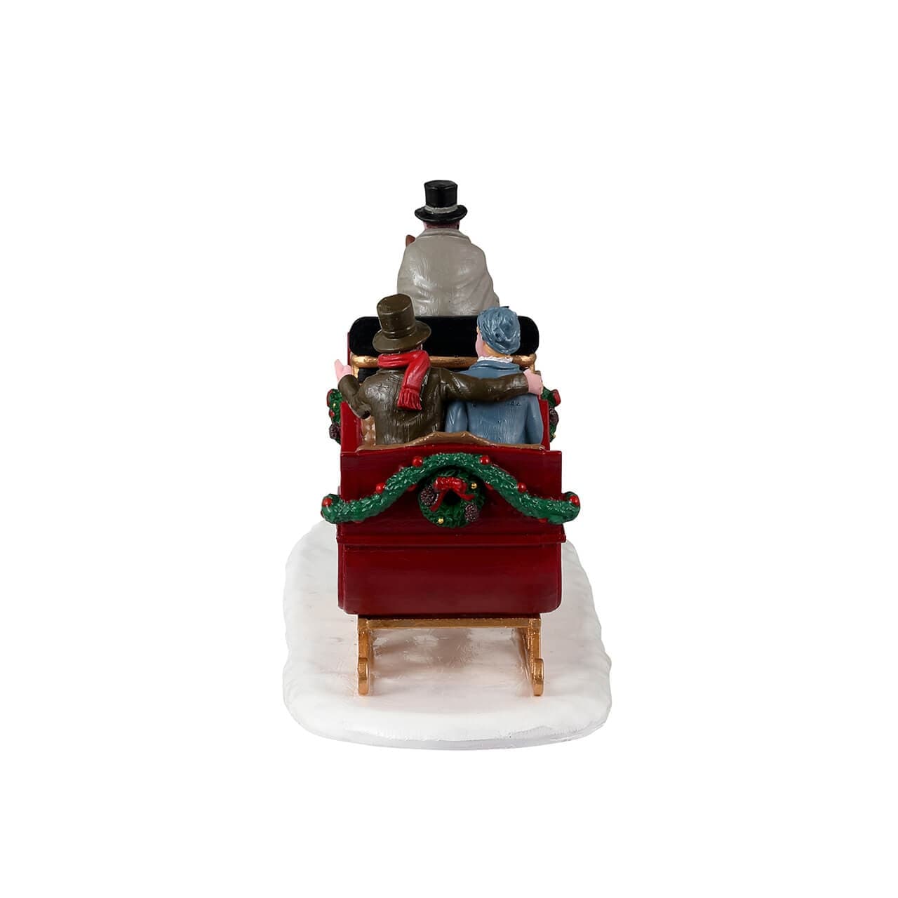 Decorazione "Scenic slitte" per Villaggio di Natale e presepe, in Resina da h 7 cm - 2