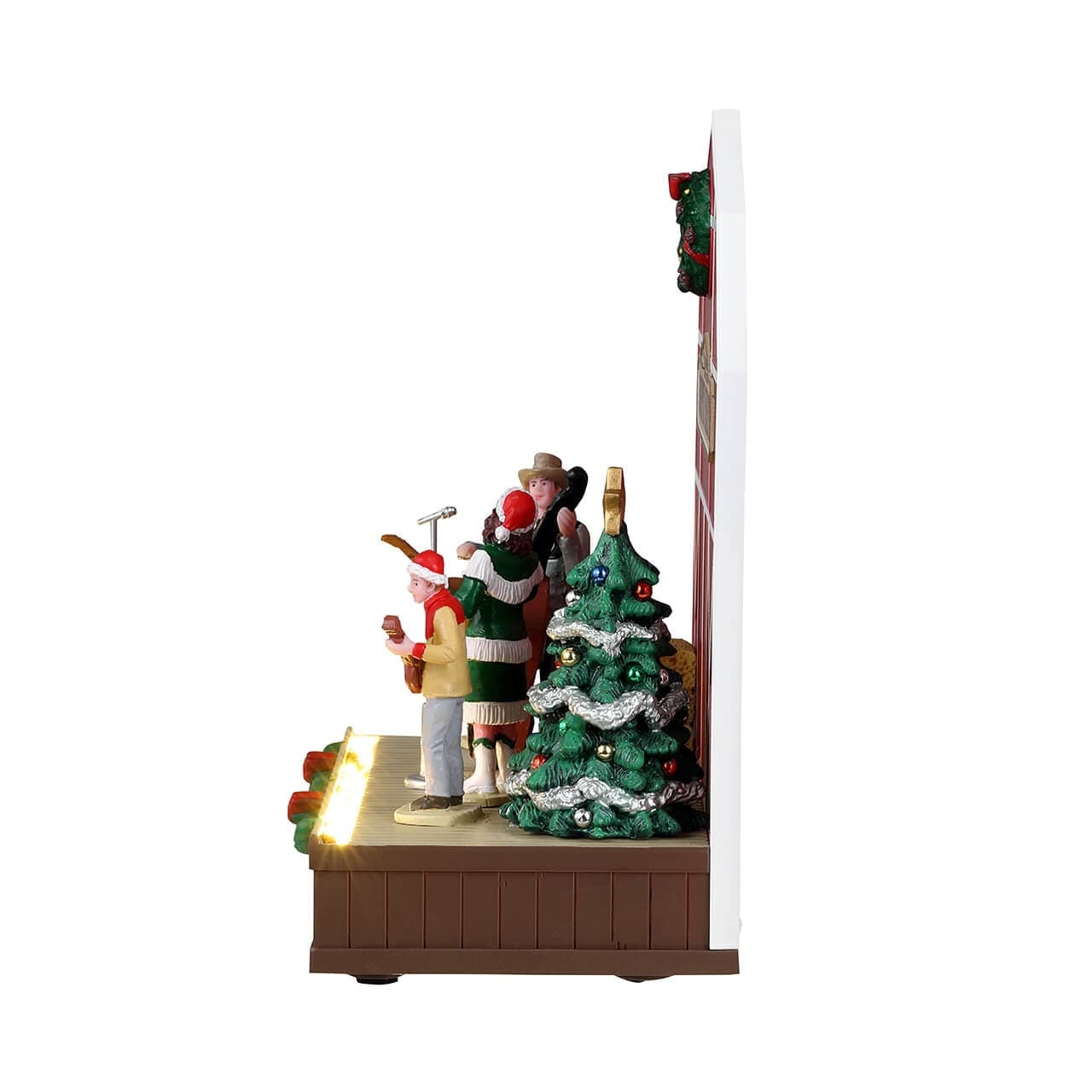 Decorazione "Un Natale di campagna" per Villaggio di Natale e presepe, in Resina da h 9,6 cm - 3