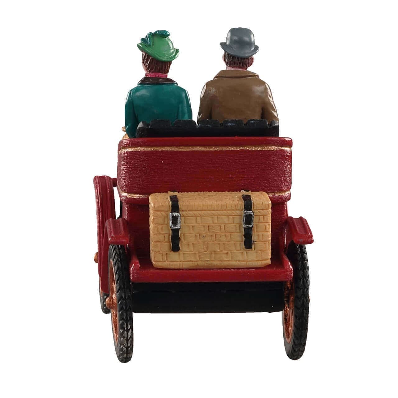 Decorazione "Prima macchina in città" per Villaggio di Natale e presepe, in Resina da h 5 cm - 4
