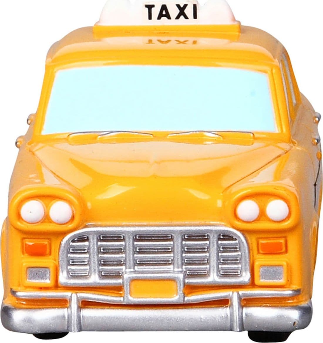 Taxi giallo in plastica, accessori per Villaggio di Natale da 4.2 x 4.1 x 10.3 cm - 4