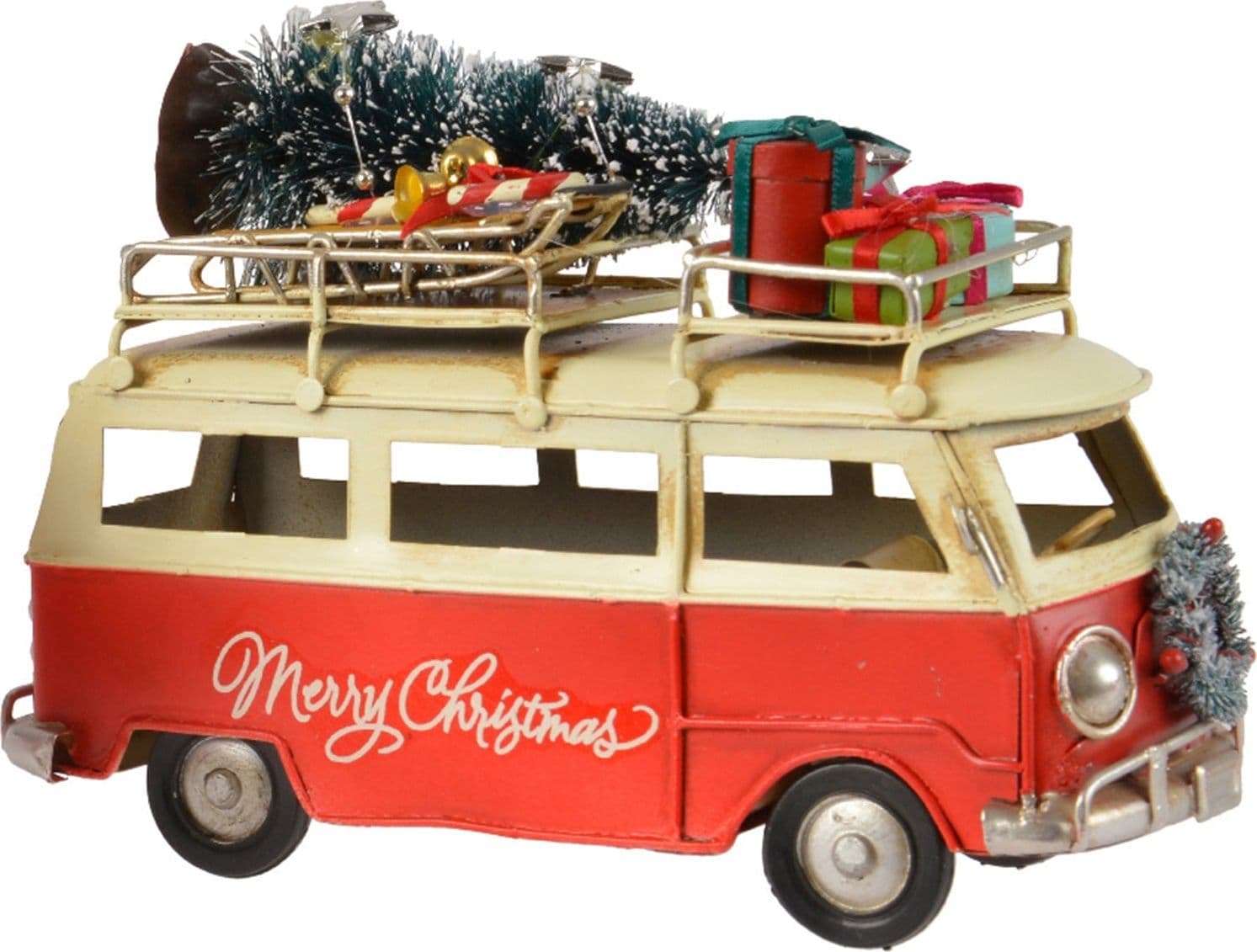 Macchina che trasporta l'albero di natale, per villaggio di Natale in plastica - 3