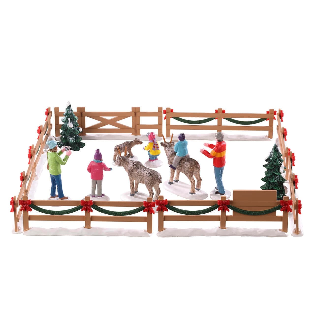 Zoo delle Renne personaggi per villaggio di Natale in Poliresina‎ - 2