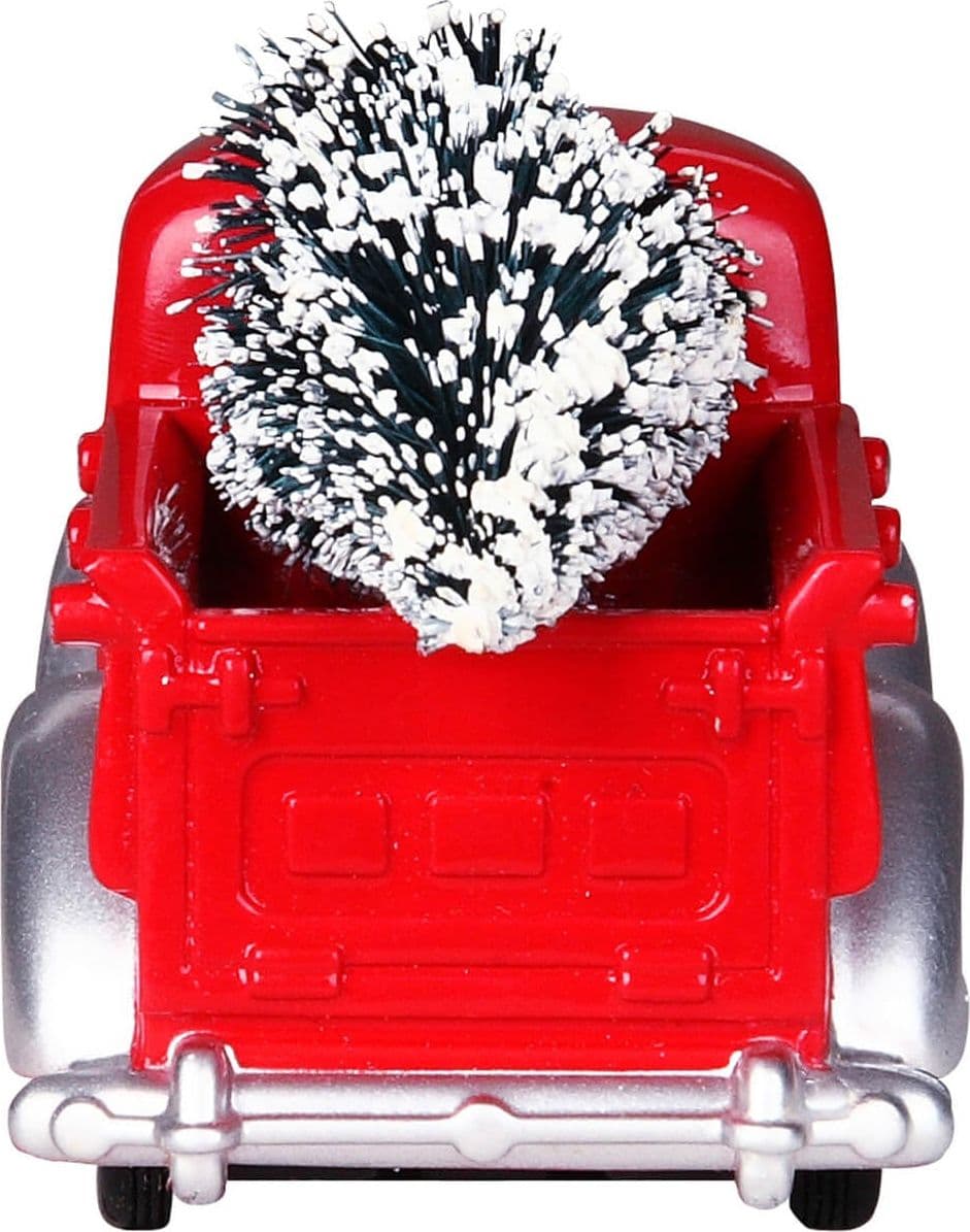 Camioncino PickUp rosso, personaggio per villaggio di Natale in Plastica - 3