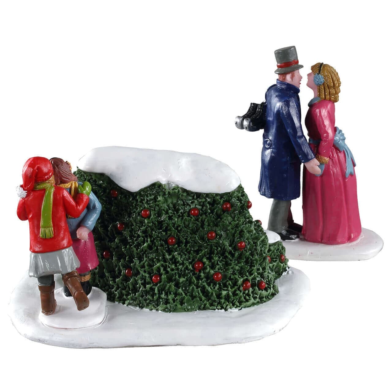 Bacio dopo gli sci, personaggi per villaggio di Natale in poliresina - 4