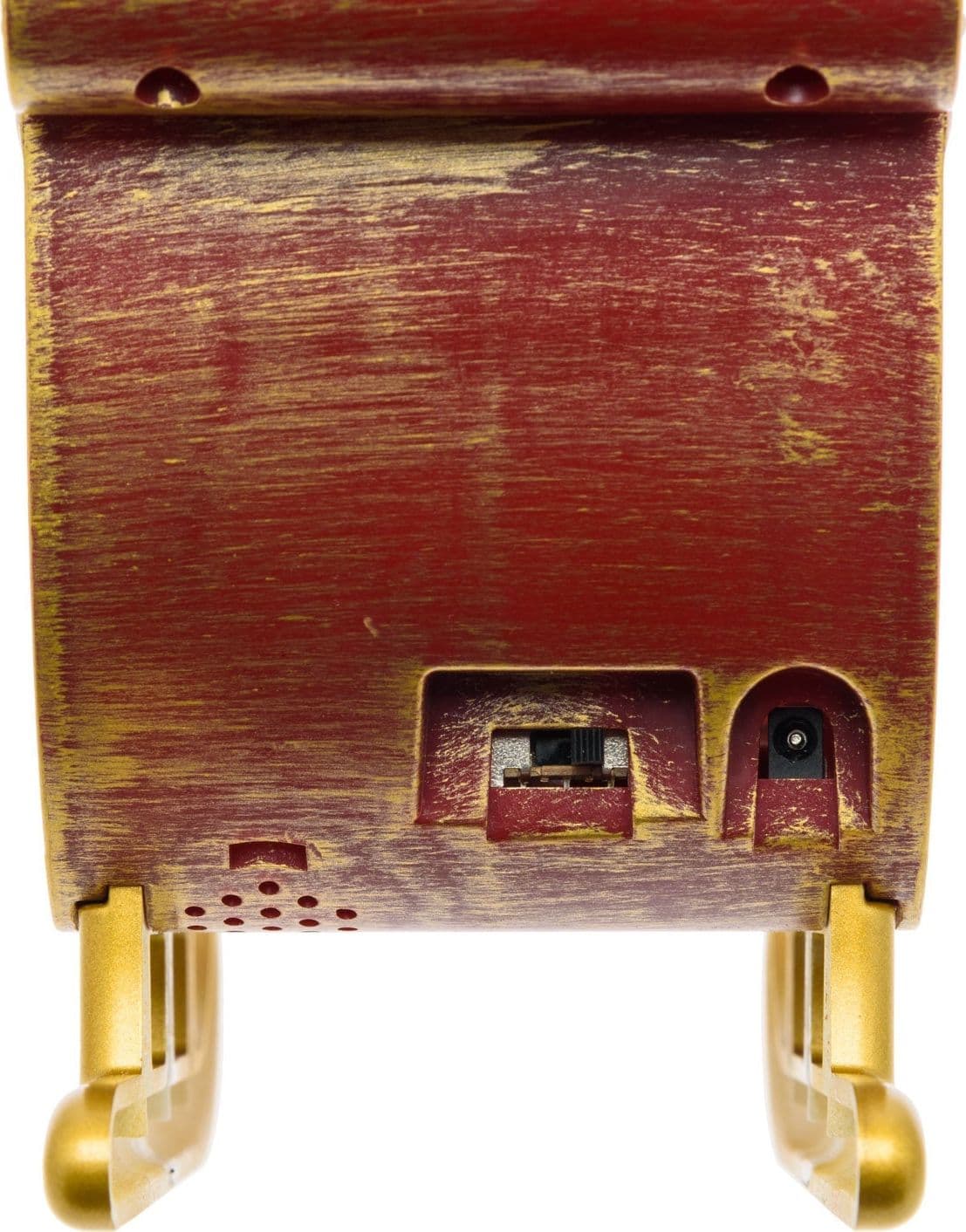 Slitta di Babbo Natale con glitter led scintillanti all'interno della sfera per decorazioni natalizie - 5