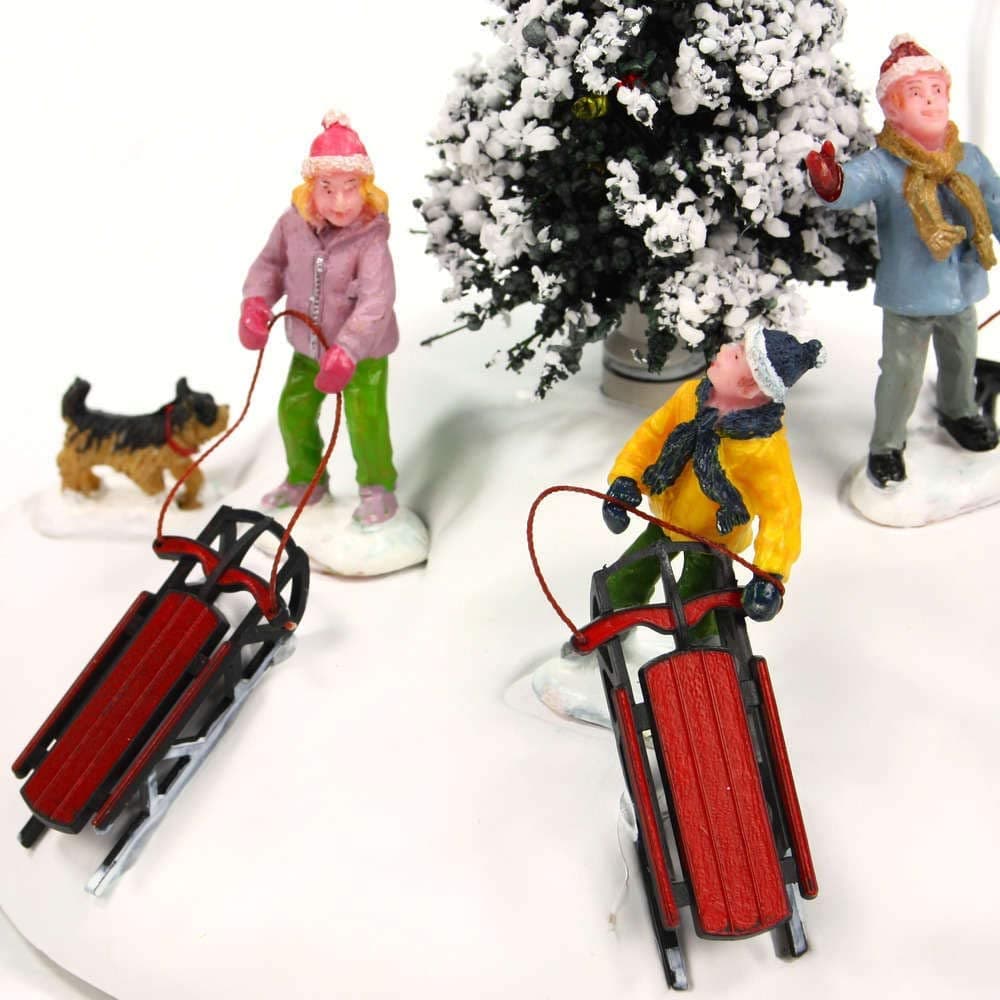 Guarda c'è Babbo Natale! decorazione natalizia per interno con alimentatore incluso - 2