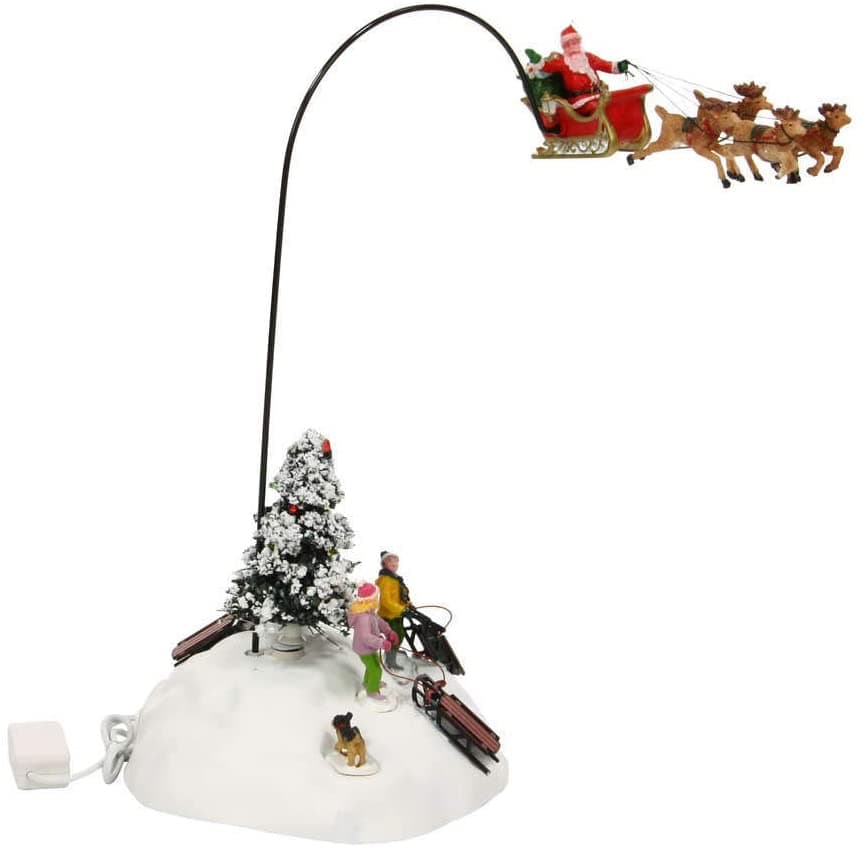 Guarda c'è Babbo Natale! decorazione natalizia per interno con alimentatore incluso - 4