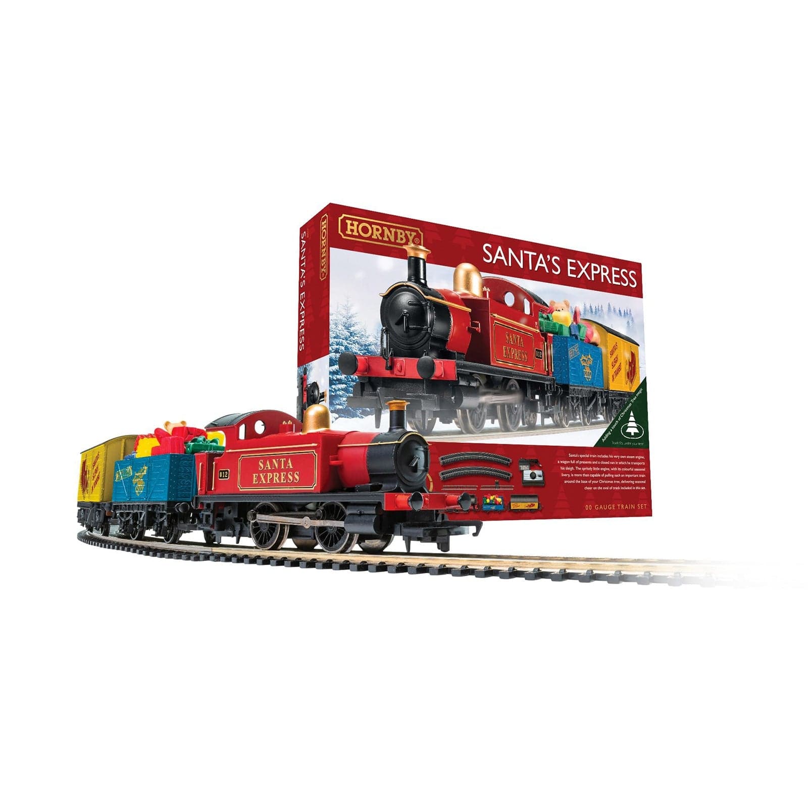 Treno di Natale "Santa's Express" per decorazione villaggio Set - 4