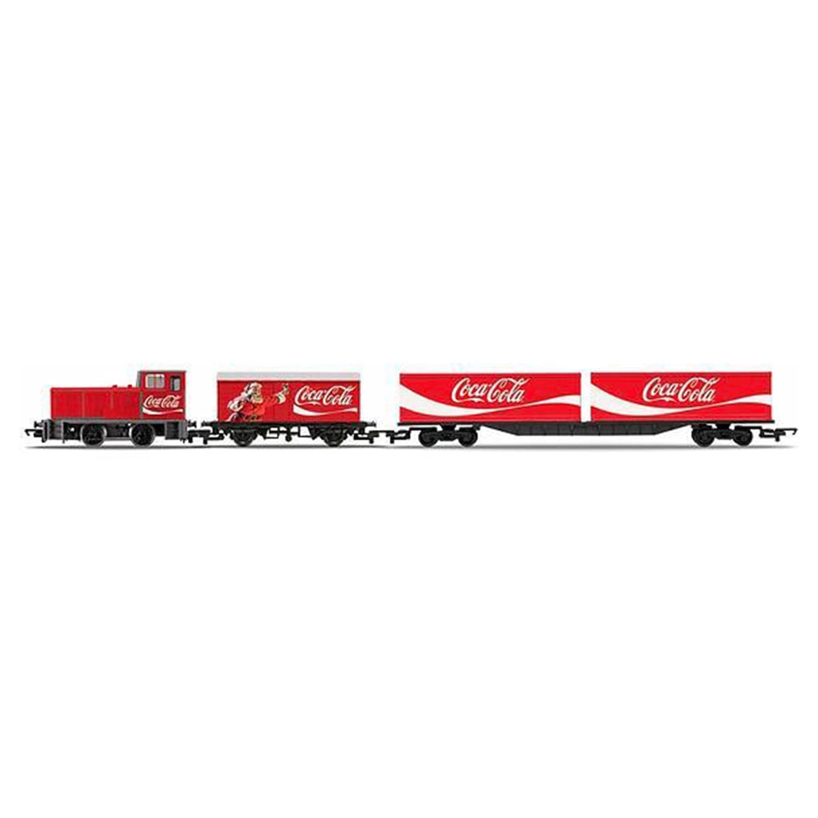 Treno di Natale "Coca-Cola" per decorazione villaggio Set - 2