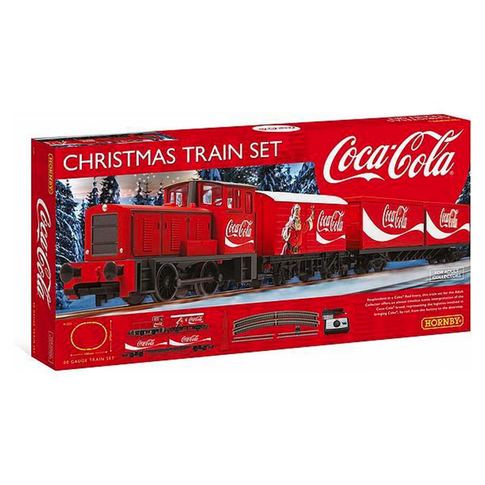 Treno di Natale "Coca-Cola" per decorazione villaggio Set - 3
