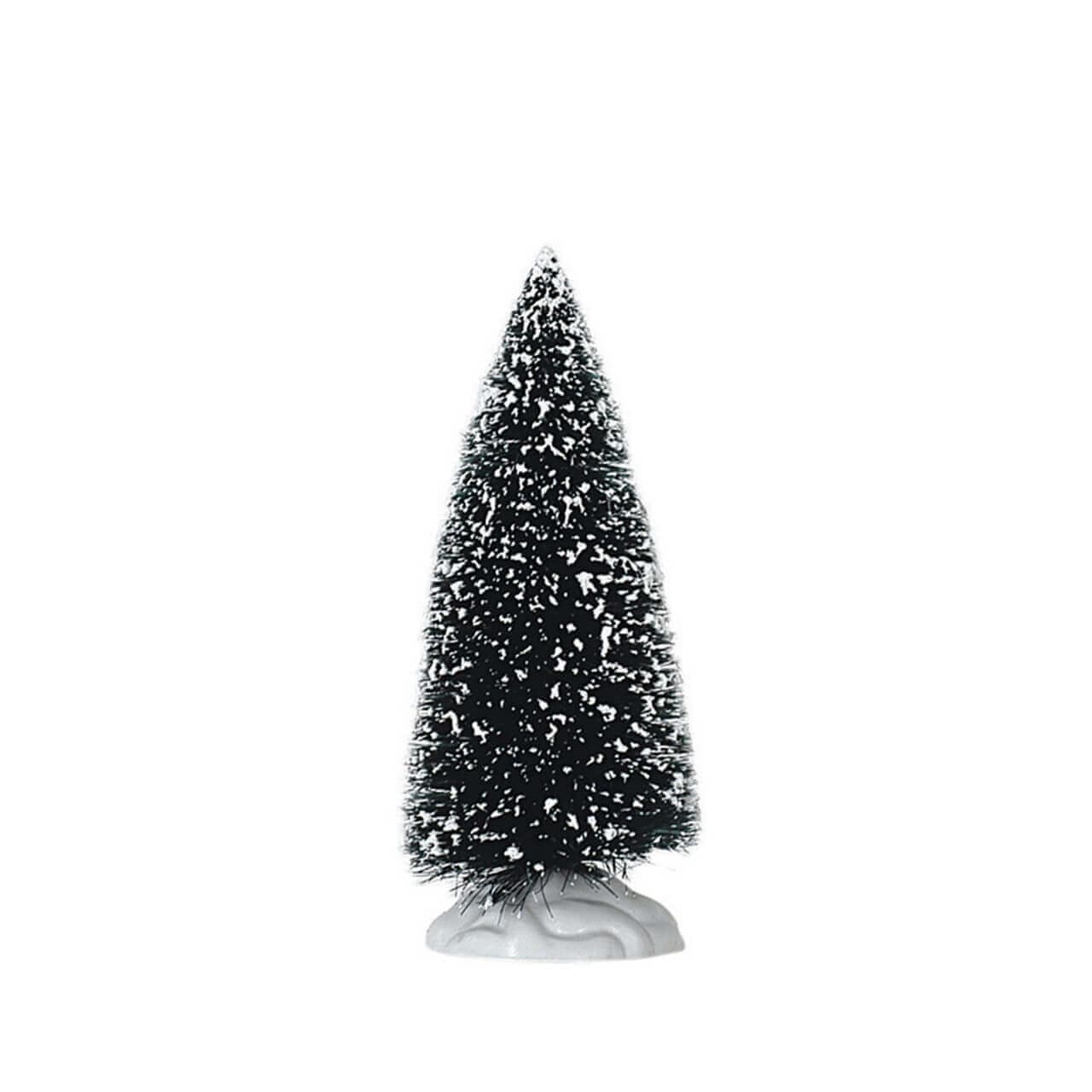 Albero di Natale innevato, accessorio per villaggio di Natale in poliestere - 2