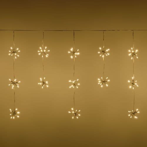 Bordo decorativo con fiocchi di neve per decorazioni natalizie 300 cm - 2