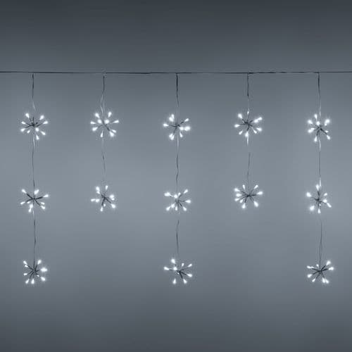 Bordo decorativo con fiocchi di neve per decorazioni natalizie 300 cm - 5