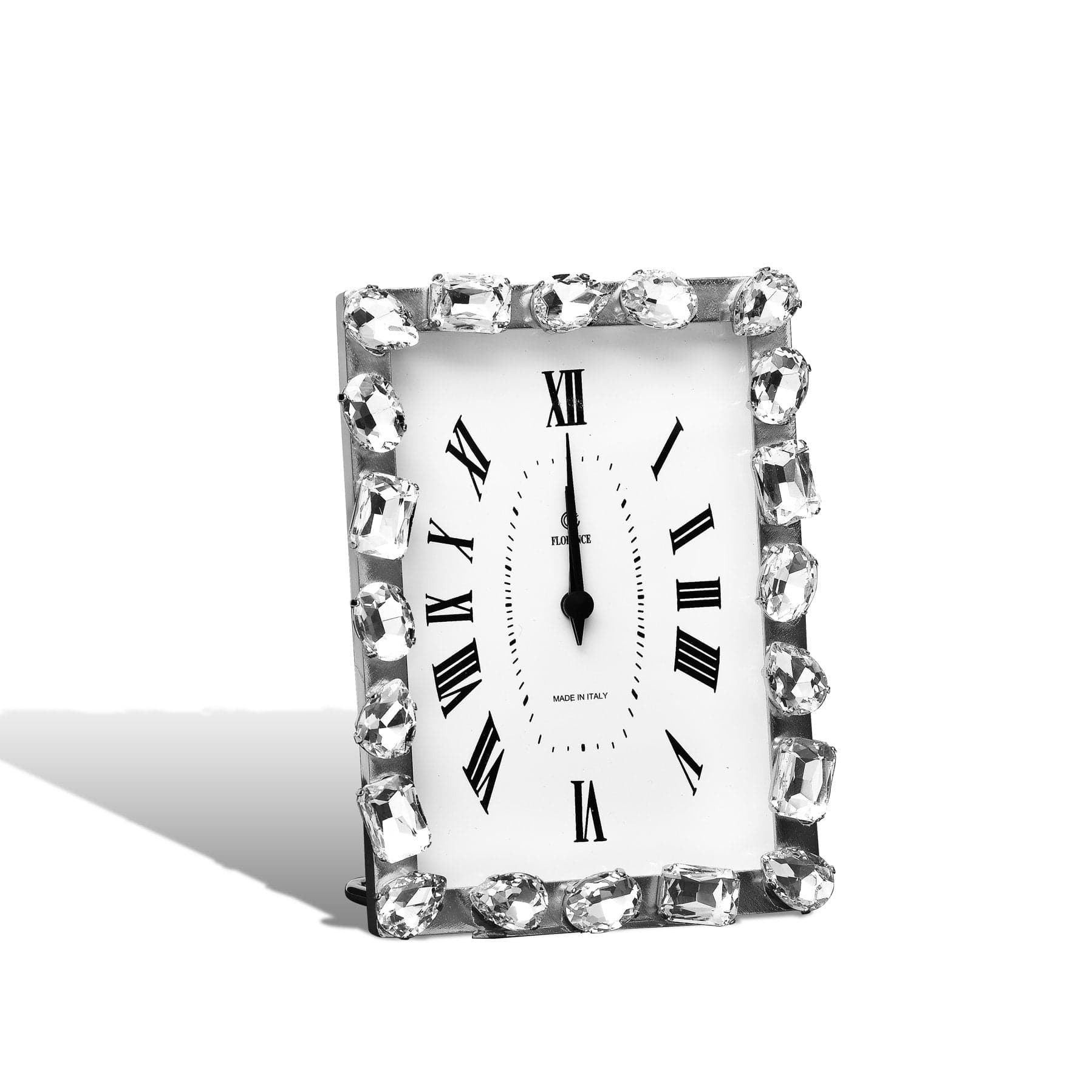 Orologio  in ottone  e Applicazione in cristallo "Made in Italy" idea regalo bomboniera - 2