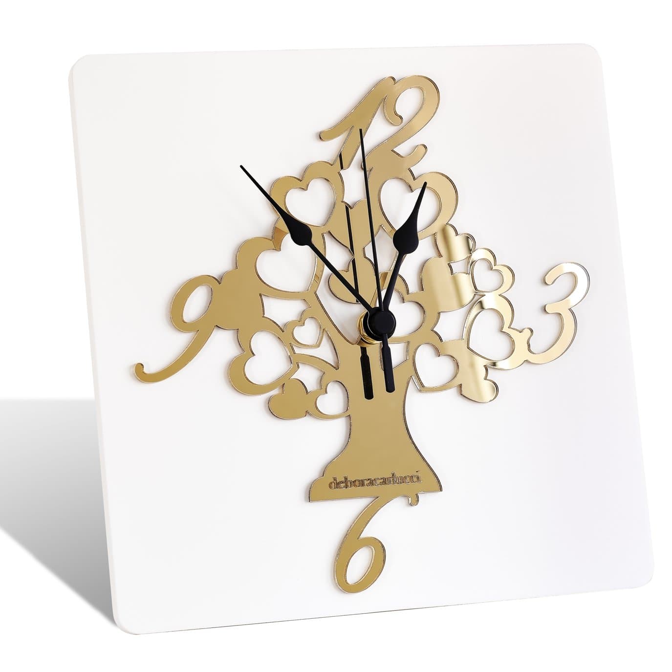 Orologio legno plex Oro albero della vita "Made in Italy" idea regalo bomboniera - 2