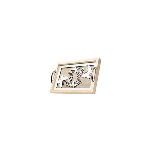 Vassoio personalizzabile in legno mdf con inserto decorato 28 x 18 cm - 2
