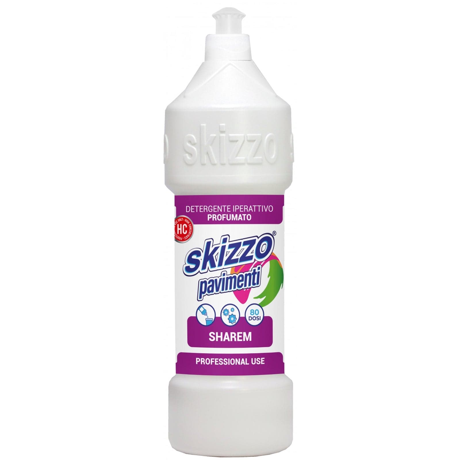 Detergente iperattivo profumato "Skizzo" gel professionale lava pavimenti 1000 ml - 2
