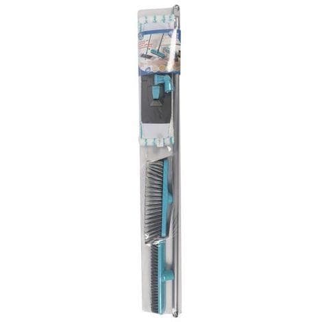 Kit di pulizia per casa con scopa, spazzola, manico, mop e ricambio, 5 pezzi - 2