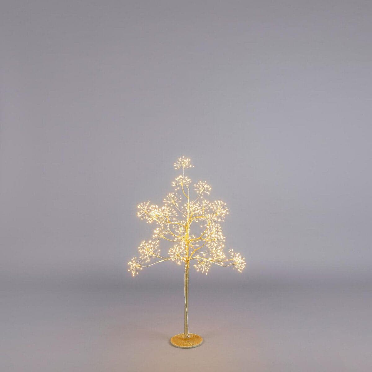Albero di Natale Faggio con Ciuffi a LED luminosi a luce calda decorazione natalizia - 7