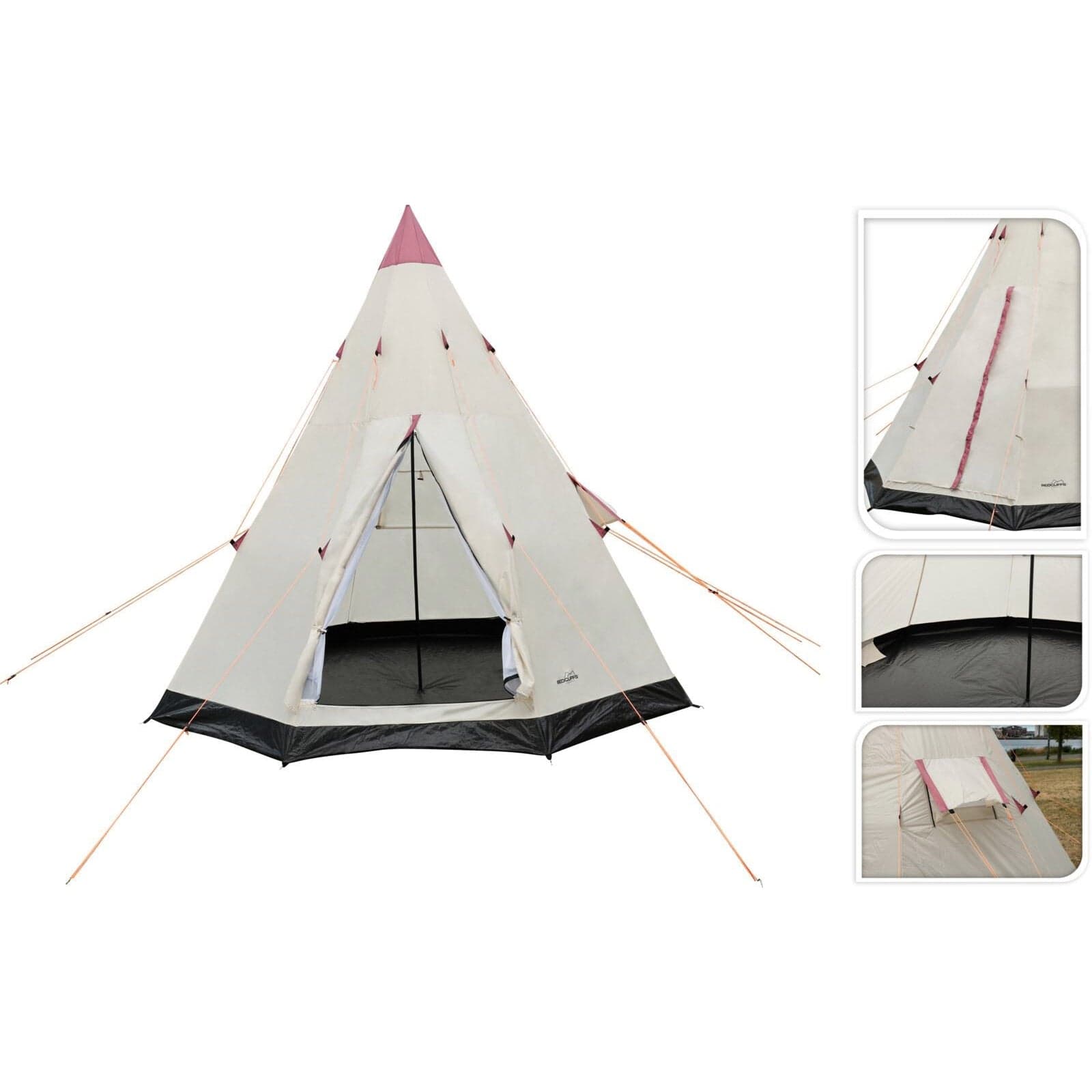 Tenda campeggio camping 2-3 posti spiaggia mare sabbia montaggio semplice - 4
