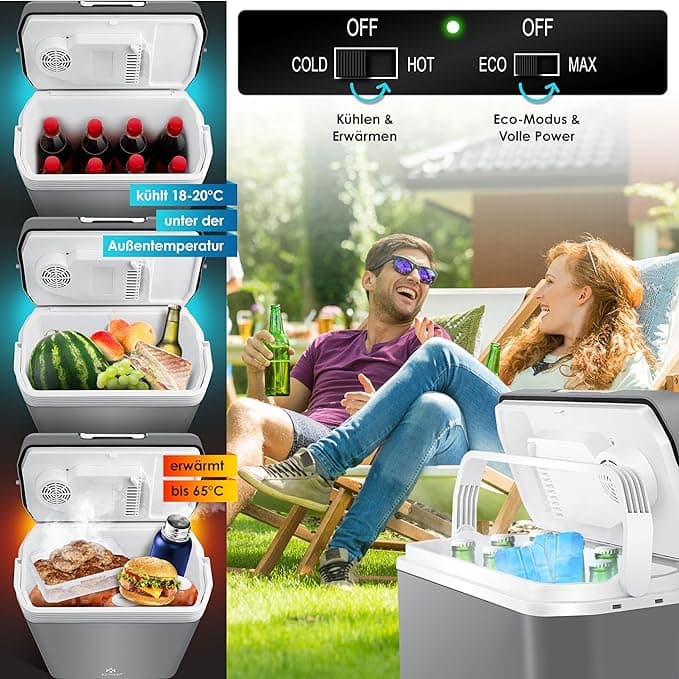 Borsa Frigo termoelettrica 12 e 230 V per auto e campeggio 24 lt - 4