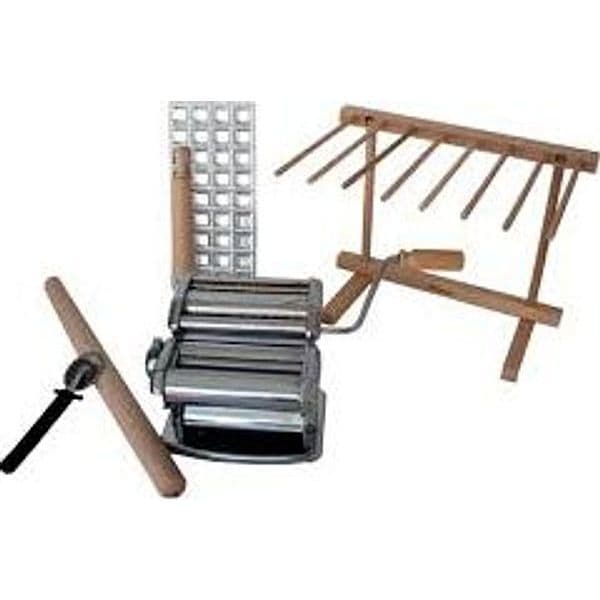Macchina per pasta con funzione manuale. Realizzata in acciaio inox interamente cromato. - 2
